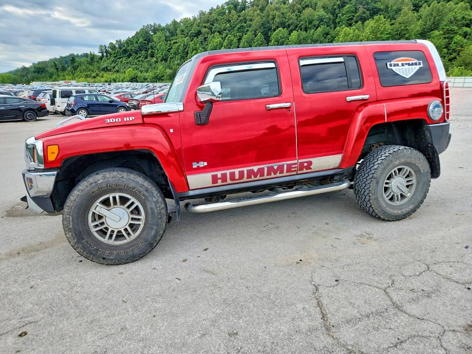 2008 Hummer H3 VIN 5GTEN63L288190874 COPART salvage auction — FRONT END, Wv - Salvage Certificate, sold $2,500 on 2026-07-30 (photo 1)
