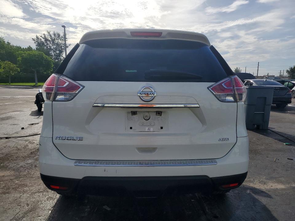 2016 Nissan Rogue VIN 5N1AT2MV6GC889470 COPART salvage auction — MECHANICAL, Fl - Certificate Of Title, sold $800 on 2026-07-05 (photo 6)