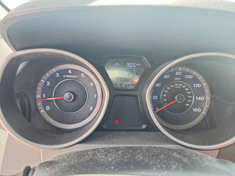 2016 Hyundai Elantra VIN KMHDH4AE6GU551849 COPART salvage auction — REAR END, Tx - Salvage Vehicle Title, sold $1,800 on 2026-07-16 (photo 9)