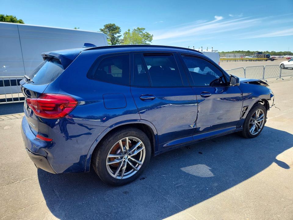 2020 BMW X3 VIN 5UXTY5C03LLT32790 COPART salvage auction — FRONT END, Wv - Certificate Of Title, sold $4,100 on 2026-07-16 (photo 3)