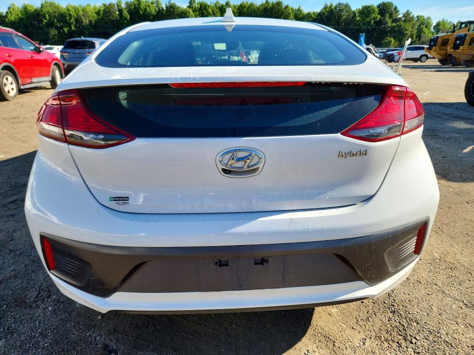 2021 Hyundai Ioniq VIN KMHC75LC3MU260804 COPART salvage auction — WATER/FLOOD, Salvage Title, sold $2,900 on 2026-07-14 (photo 6)