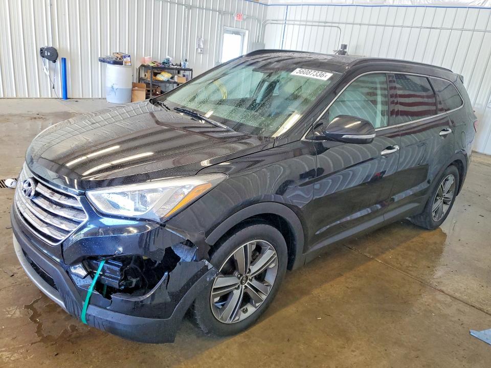 2015 Hyundai Santa fe VIN KM8SRDHF3FU116840 COPART salvage auction — FRONT END, Pa - Cert Of Title, sold $4,000 on 2026-07-08 (photo 1)