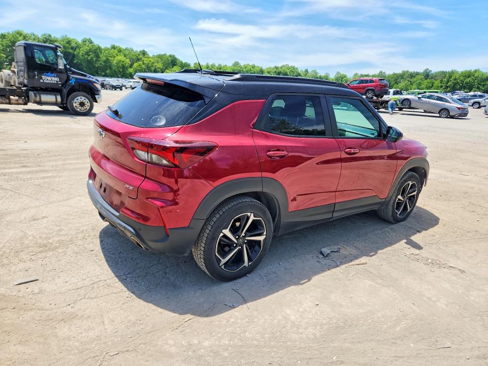 2021 Chevrolet VIN KL79MUSL0MB048888 COPART salvage auction — FRONT END, Pa - Certificate Of Salvage, sold $4,550 on 2026-07-02 (photo 3)