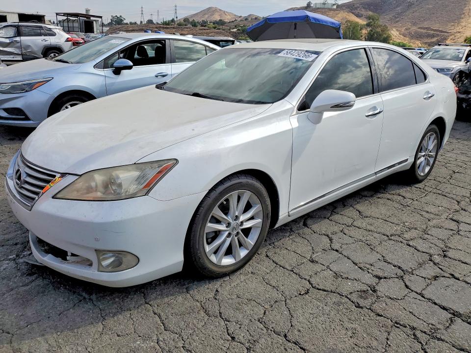 2010 Lexus Es 350 VIN JTHBK1EG0A2360694 COPART salvage auction — FRONT END, Ca - Salvage Certificate, sold $850 on 2026-07-02 (photo 1)