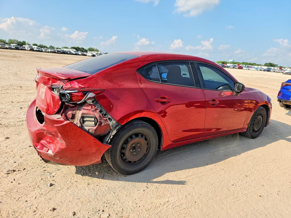 2015 Mazda VIN 3MZBM1U76FM158579 COPART salvage auction — REAR END, TX - SALVAGE VEHICLE TITLE, sold $1,600 on 2026-07-09 (photo 3)