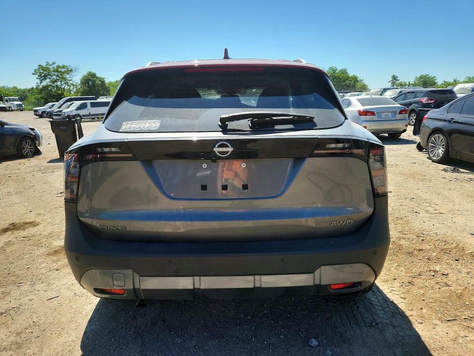 2025 Nissan Kicks VIN 3N8AP6CBXSL436705 COPART salvage auction — SIDE, Id - Salvage Certificate Of Title, sold $7,300 on 2026-08-18 (photo 6)