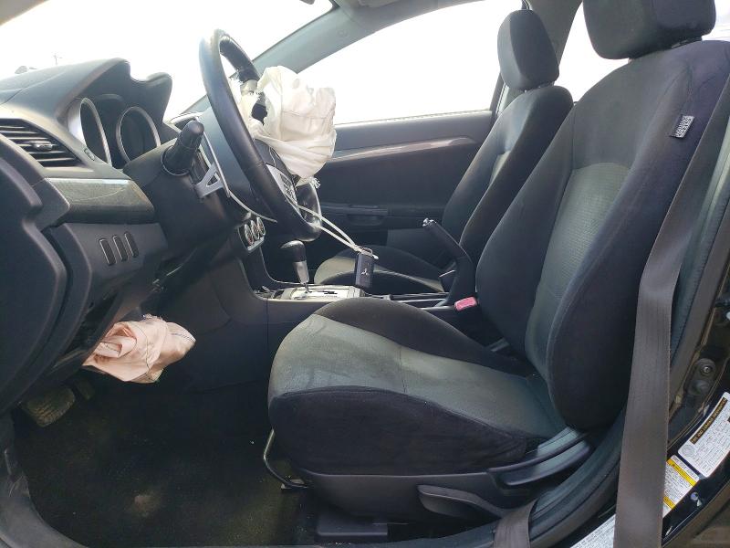 2008 Mitsubishi Lancer VIN JA3AU86U98U025080 COPART salvage auction — FRONT END, Va - Cert Of Title - Salvage, sold $275 on 2026-07-06 (photo 7)