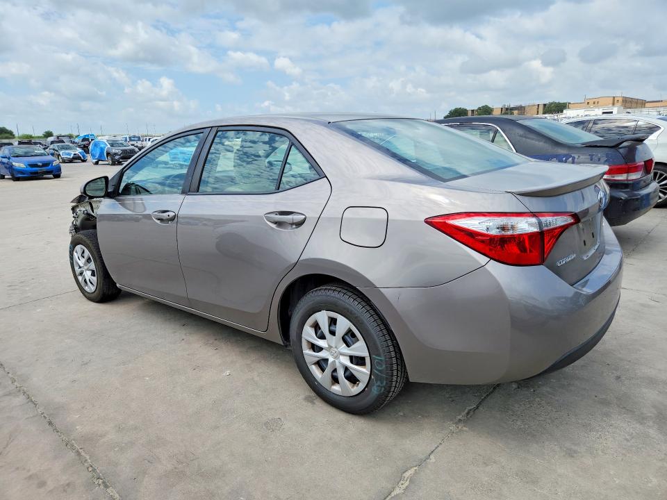 2016 Toyota VIN 2T1BPRHE7GC741755 COPART salvage auction — FRONT END, Tx - Salvage Vehicle Title, sold $4,050 on 2026-07-02 (photo 2)