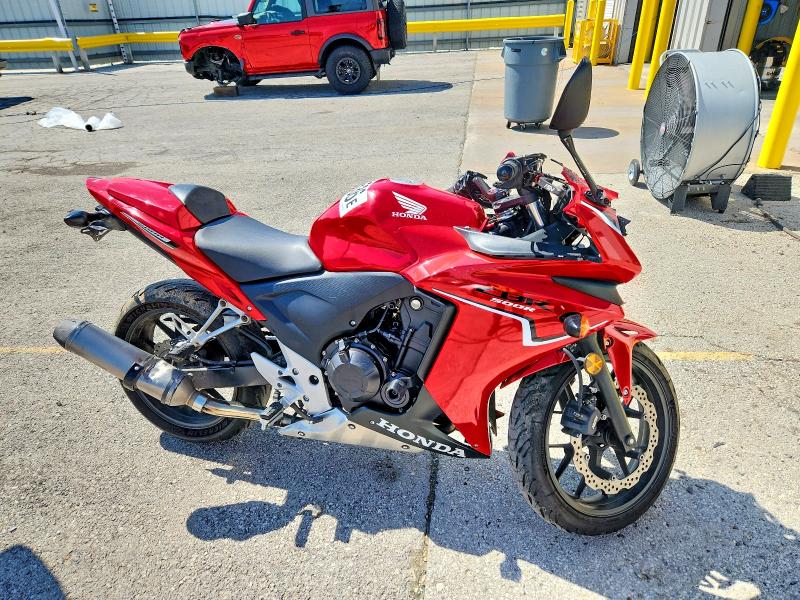 2013 Honda Cbr500 VIN MLHPC4419D5001640 COPART salvage auction — ALL OVER, Mo - Salvage Certificate Of Title, sold $70 on 2026-07-27 (photo 1)