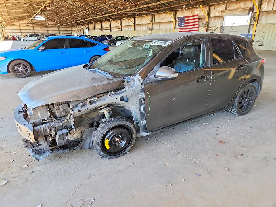 2013 Mazda 3 VIN JM1BL1MP9D1841067 COPART salvage auction — FRONT END, Az - Cert Of Title - Salvage, sold $275 on 2026-07-08 (photo 1)