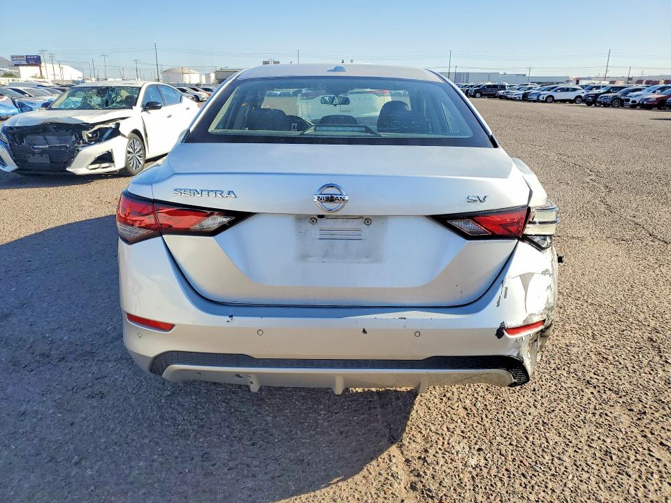 2021 Nissan Sentra VIN 3N1AB8CV9MY238531 COPART salvage auction — REAR END, Az - Cert Of Title - Salvage, sold $1,650 on 2026-08-03 (photo 6)