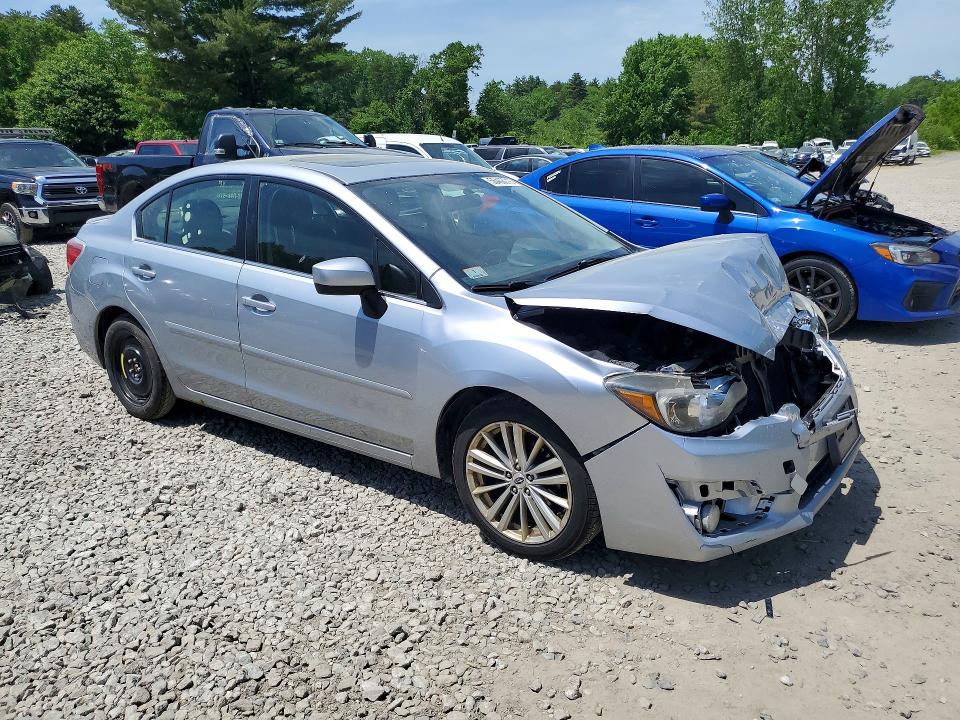 2015 Subaru Impreza VIN JF1GJAK63FH011979 COPART salvage auction — FRONT END, Ma - Cert Of Title-Reconstrctd Coll, sold $375 on 2026-07-16 (photo 4)