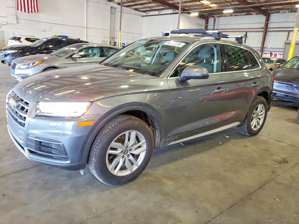 2020 Audi Q5 VIN WA1ANAFY0L2005923 COPART salvage auction — REAR END, Fl - Cert Of Title Slvg Rebuildable, sold $10,100 on 2026-07-08 (photo 1)