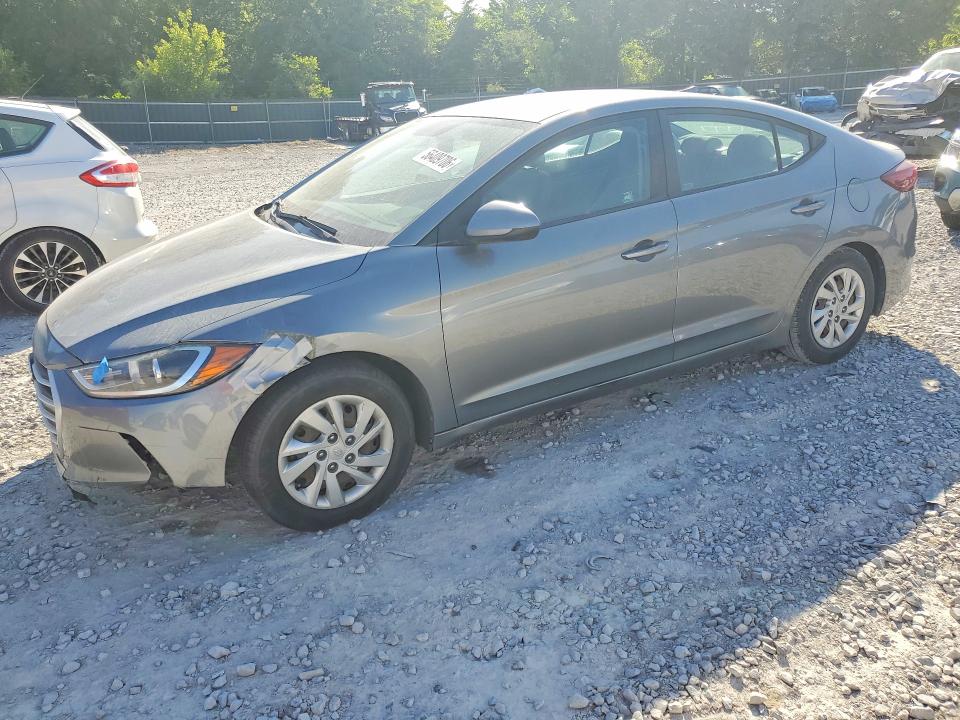 2017 Hyundai Elantra VIN KMHD74LF2HU089848 COPART salvage auction — REAR END, Tn - Salvage Certificate, sold $1,800 on 2026-07-28 (photo 1)