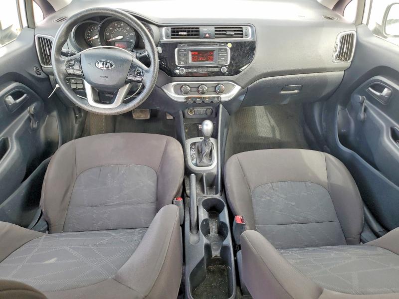 2017 Kia Rio VIN KNADM4A30H6049761 COPART salvage auction — FRONT END, TX - SALVAGE VEHICLE TITLE (P), sold $125 on 2026-07-31 (photo 8)