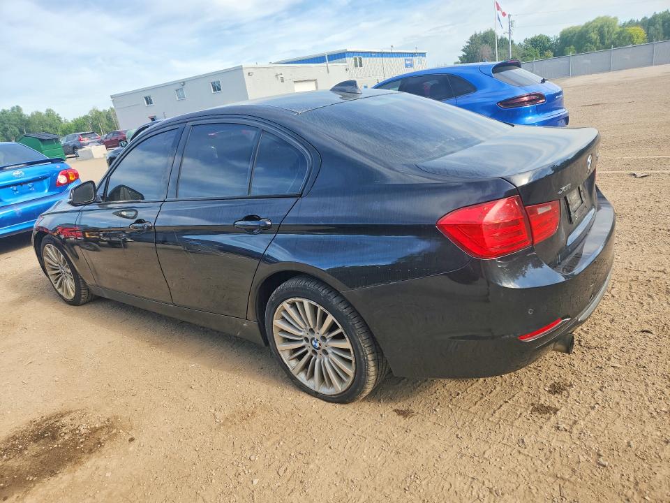 2013 BMW 3 series VIN WBA3B9C56DF140444 COPART salvage auction — VANDALISM, On - Permit No Brand - Unfit, sold $625 on 2026-07-23 (photo 2)