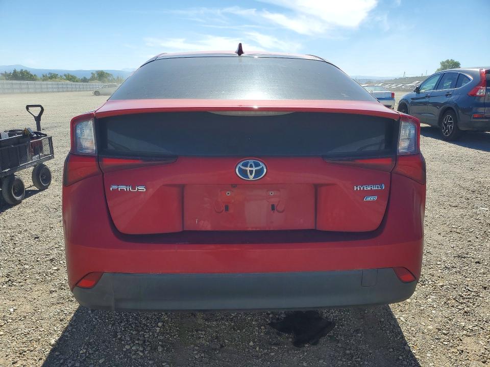 2019 Toyota Prius VIN JTDKARFU3K3086278 COPART salvage auction — FRONT END, Ca - Salvage Certificate, sold $4,250 on 2026-07-10 (photo 6)