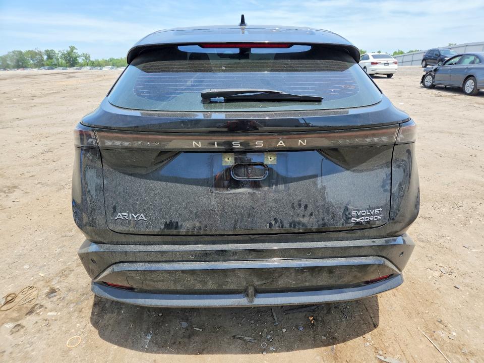 2023 Nissan Ariya VIN JN1DF0BB6PM703106 COPART salvage auction — FRONT END, VA - CERT OF TITLE - SALVAGE, sold $2,100 on 2026-07-29 (photo 6)