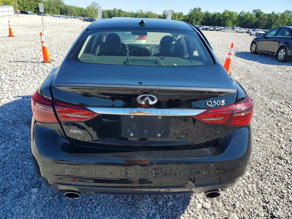 2019 Infiniti Q50 VIN JN1EV7ARXKM557932 COPART salvage auction — SIDE, Oh - Cert Of Title-Salvage, sold $1,850 on 2026-07-24 (photo 6)