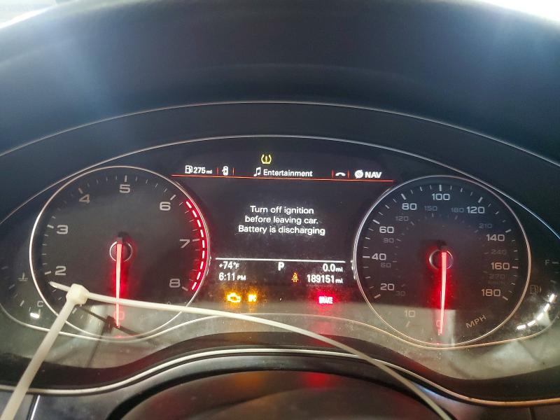 2015 Audi A6 VIN WAUFFAFC7FN009951 COPART salvage auction — REAR END, Va - Certificate Of Title, sold $1,050 on 2026-07-10 (photo 9)