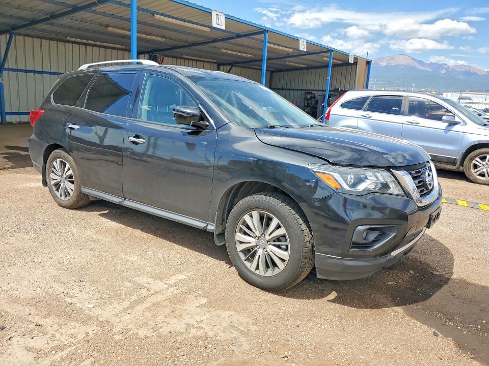 2019 Nissan Pathfinder VIN 5N1DR2MN9KC641783 COPART salvage auction — SIDE, CO - SALVAGE TITLE, sold $900 on 2026-08-03 (photo 4)