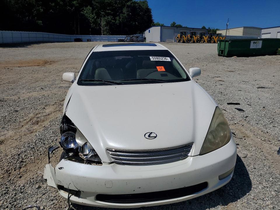 2004 Lexus Es 330 VIN JTHBA30G740022621 COPART salvage auction — FRONT END, Ga - Cert Of Title-Salvage, sold $425 on 2026-07-29 (photo 5)