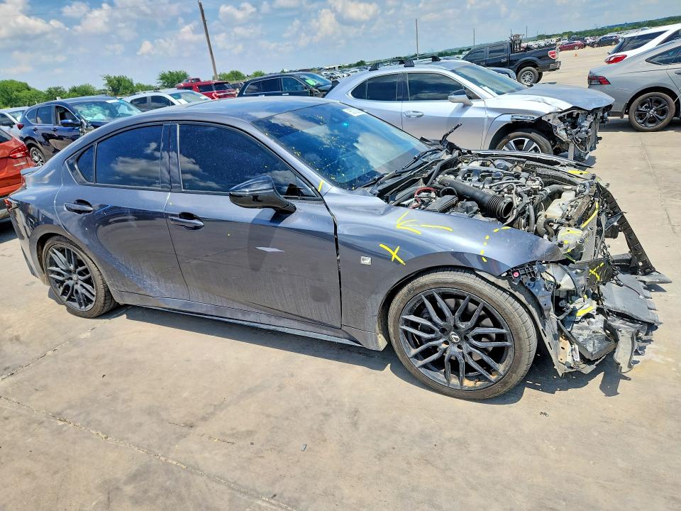 2022 Lexus Is VIN JTHSZ1B2XN5051632 COPART salvage auction — FRONT END, Tx - Salvage Vehicle Title, sold $12,300 on 2026-07-13 (photo 4)
