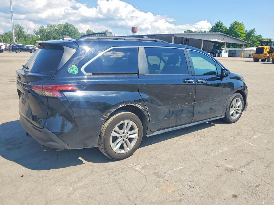 2022 Toyota Sienna VIN 5TDASKFC2NS048910 COPART salvage auction — FRONT END, Ny - Mv-907A Salvage Certificate, sold $14,700 on 2026-07-09 (photo 3)