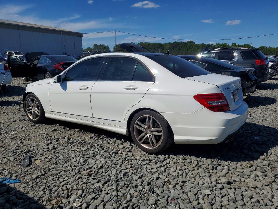 2013 Mercedes-benz C-klasse VIN WDDGF8AB5DR297527 COPART salvage auction — FRONT END, Nj - Cert Of Title-Salvage, sold $2,150 on 2026-07-08 (photo 2)
