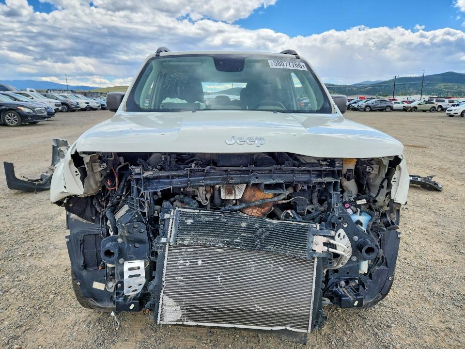 2020 Jeep Renegade VIN ZACNJBD12LPL73845 COPART salvage auction — FRONT END, MT - SALVAGE CERTIFICATE OF A VEHIC, sold $400 on 2026-08-04 (photo 5)