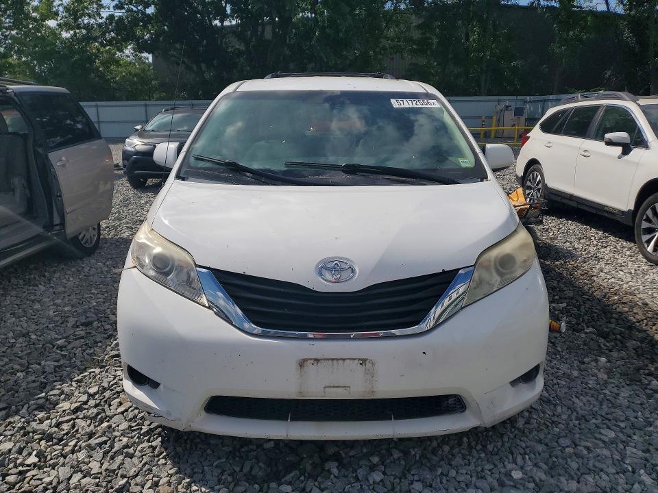 2012 Toyota Sienna VIN 5TDKK3DC8CS244425 COPART salvage auction — REAR END, Ny - Cert Of Title-Rebuilt Salvage, sold $550 on 2026-07-06 (photo 5)