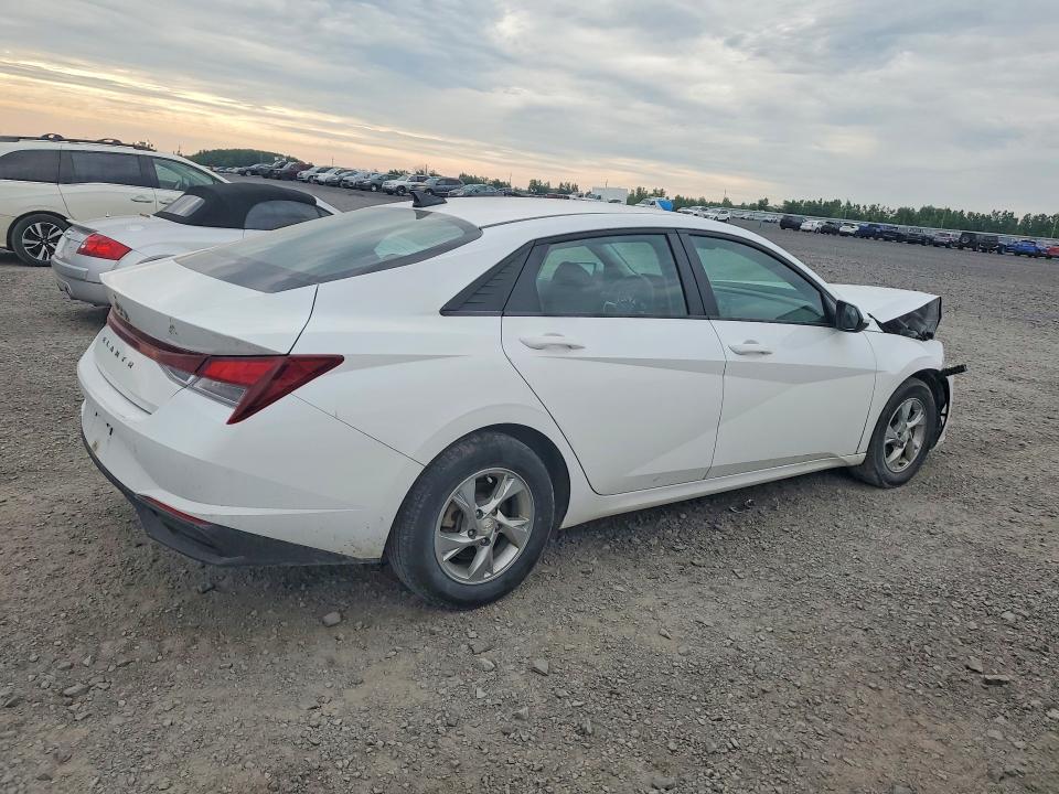 2022 Hyundai Elantra VIN KMHLM4AG0NU309287 COPART salvage auction — FRONT END, On - Permit Salvage, sold $3,450 on 2026-07-14 (photo 3)