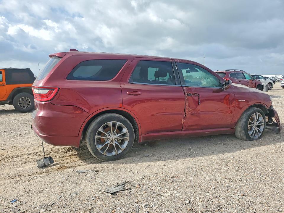 2020 Dodge Durango VIN 1C4SDJCT2LC383063 COPART salvage auction — FRONT END, TX - SALVAGE VEHICLE TITLE, sold $1,300 on 2026-07-09 (photo 3)