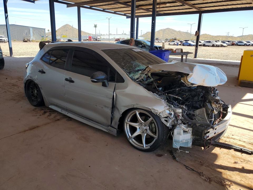 2021 Toyota Corolla VIN JTND4MBE4M3107882 COPART salvage auction — FRONT END, Az - Cert Of Title - Salvage, sold $450 on 2026-07-14 (photo 4)