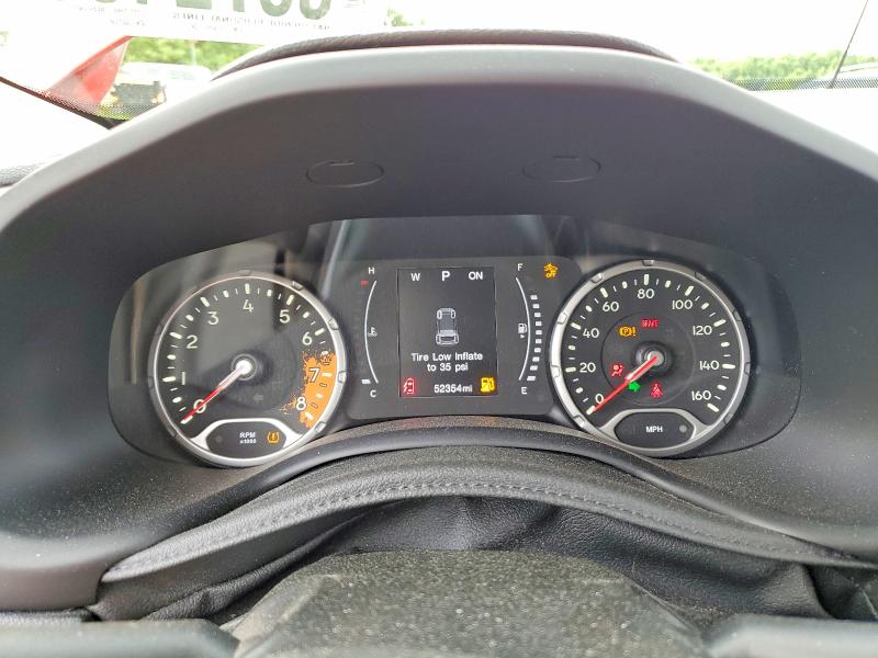 2017 Jeep Renegade VIN ZACCJABB1HPG01356 COPART salvage auction — REAR END, Ky - Cert Of Title-Salvage, sold $1,350 on 2026-08-03 (photo 9)