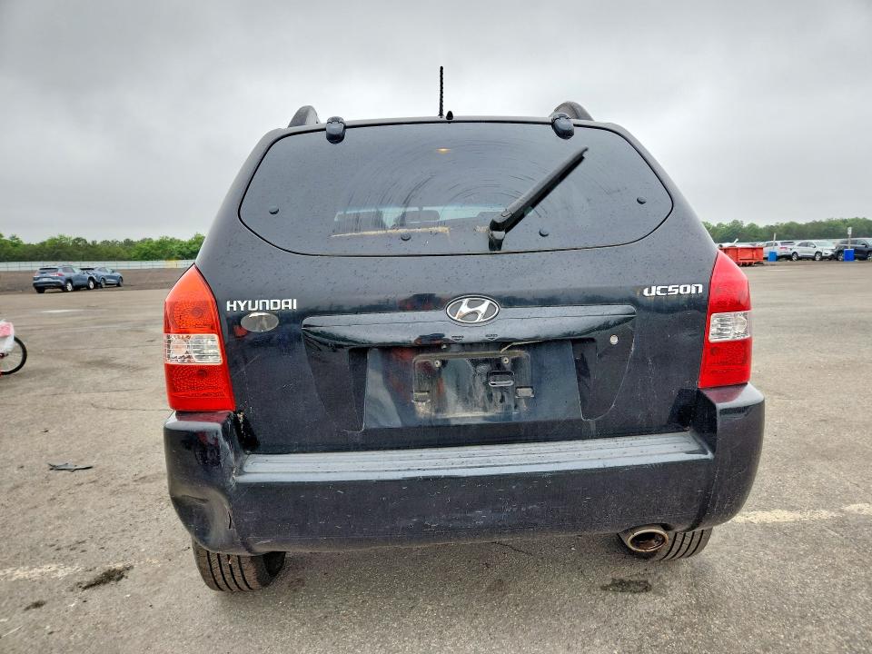 2008 Hyundai Tucson VIN KM8JM12B98U731605 COPART salvage auction — REAR END, NY - CERTIFICATE OF TITLE, sold $700 on 2026-07-29 (photo 6)