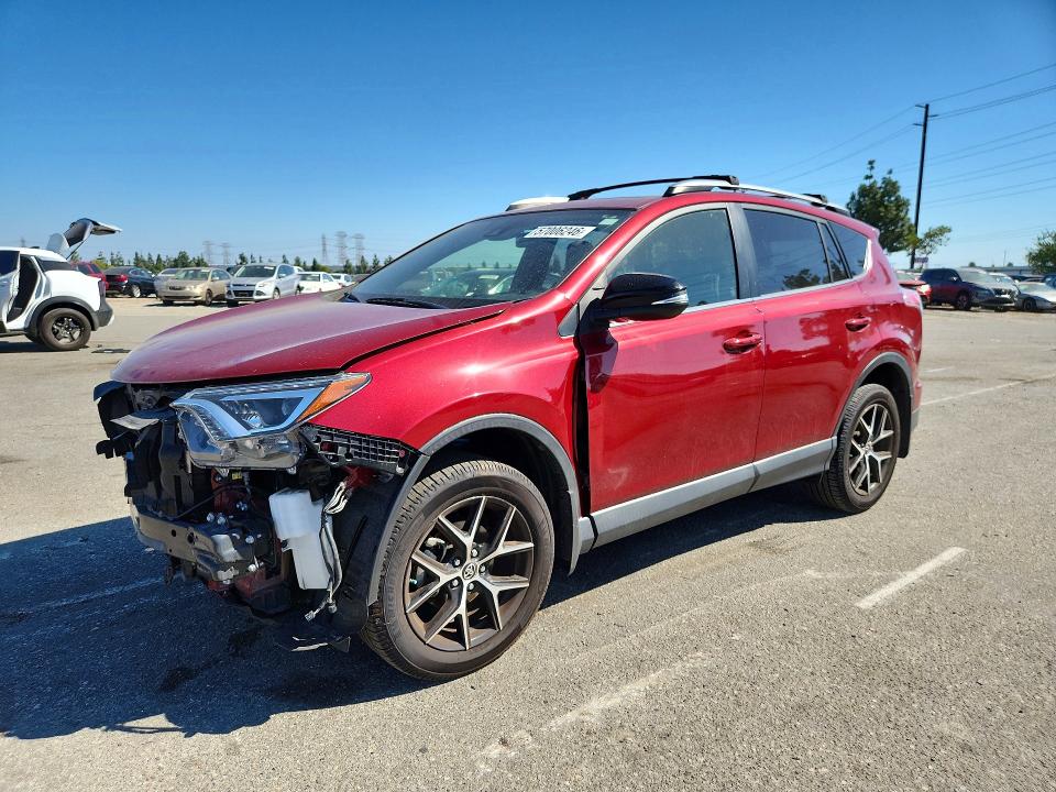 2018 Toyota Rav 4 VIN JTMNFREV7JD127688 COPART salvage auction — FRONT END, Ca - Salvage Certificate, sold $7,200 on 2026-07-14 (photo 1)