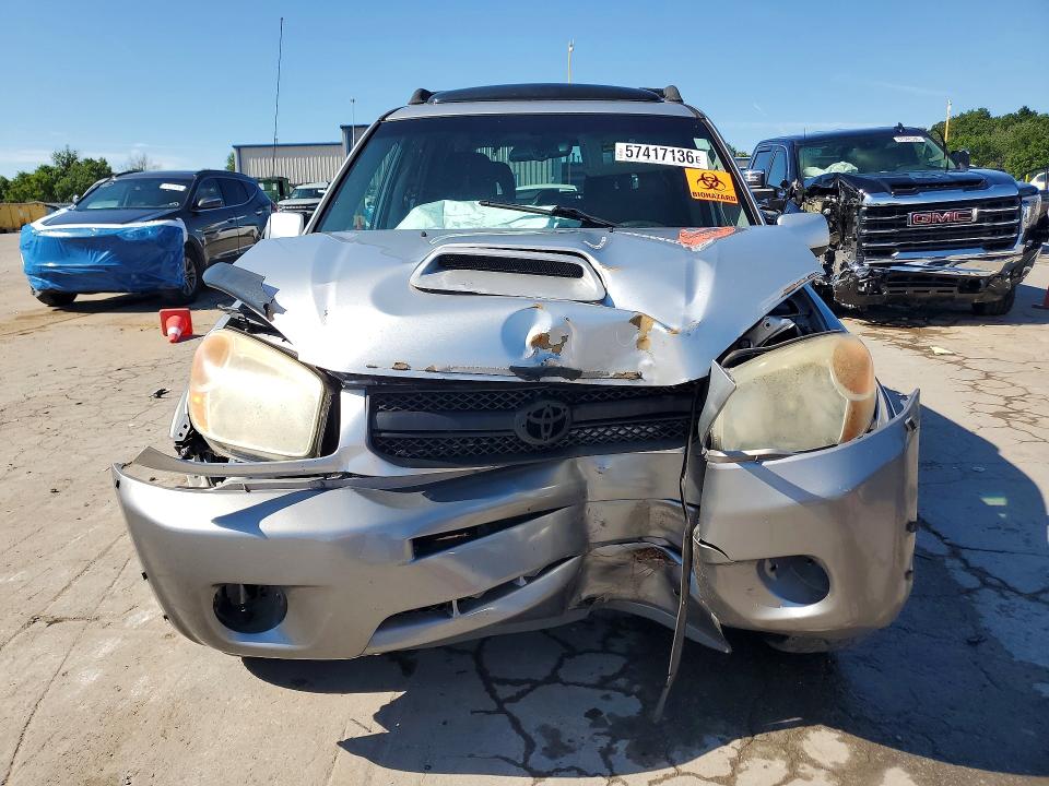 2004 Toyota Rav4 VIN JTEGD20V140017434 COPART salvage auction — FRONT END, Tn - Salvage Certificate, sold $650 on 2026-07-27 (photo 5)