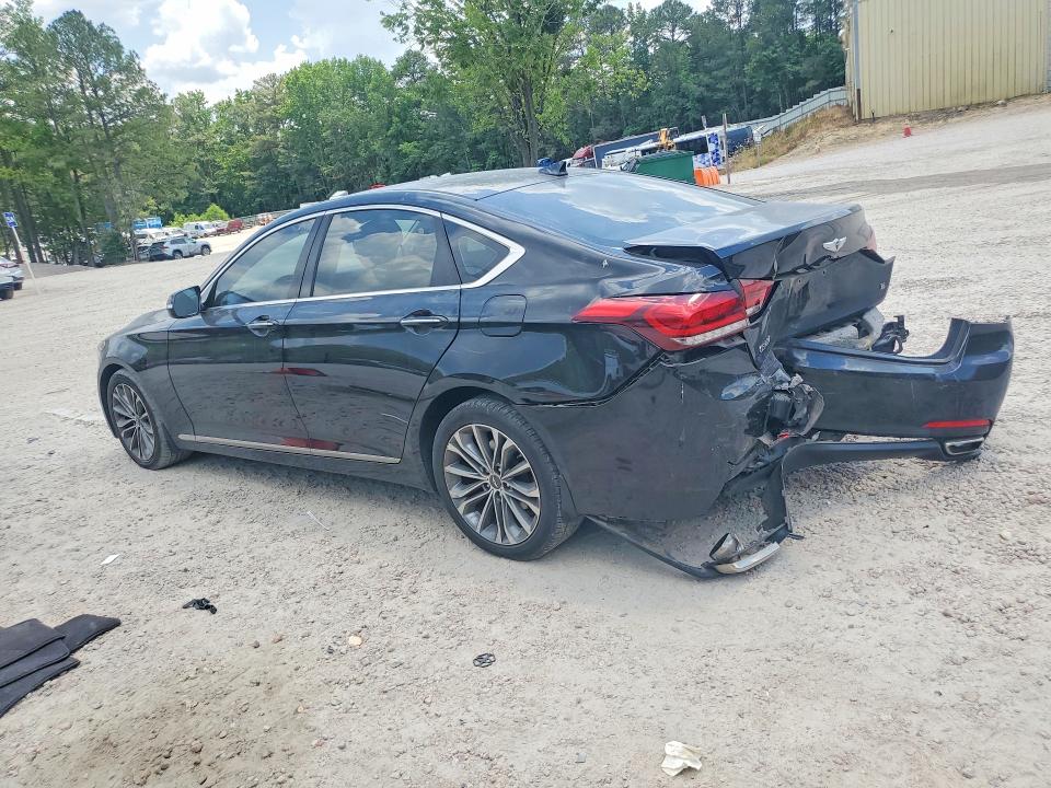 2015 Hyundai Genesis VIN KMHGN4JE8FU080257 COPART salvage auction — REAR END, Nc - Salvage Certificate Of Title, sold $1,350 on 2026-07-31 (photo 2)