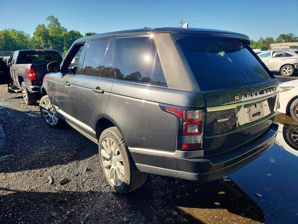 2016 Land rover RANGE ROVER VIN SALGS2EF8GA264727 COPART salvage auction — FRONT END, Md - Cert Of Salvage > 75% Damage, sold $5,700 on 2026-07-31 (photo 2)