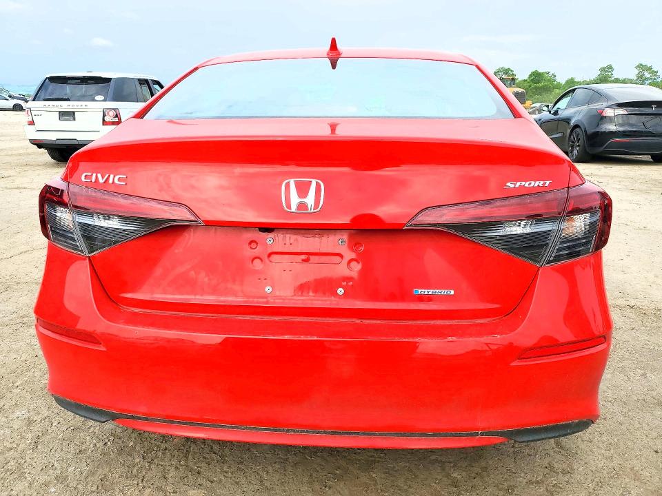 2025 Honda Civic VIN 2HGFE4F85SH333830 COPART salvage auction — FRONT END, Pa - Certificate Of Salvage, sold $11,600 on 2026-07-31 (photo 6)