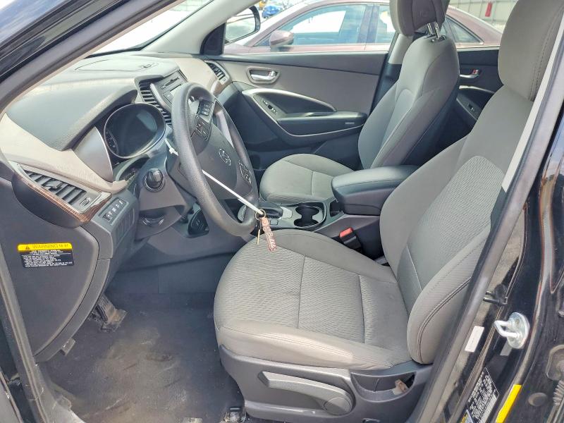 2017 Hyundai Santa fe VIN 5XYZT3LB1HG410874 COPART salvage auction — MECHANICAL, Oh - Cert Of Title-Rebuilt Salvage, sold $2,450 on 2026-08-01 (photo 7)