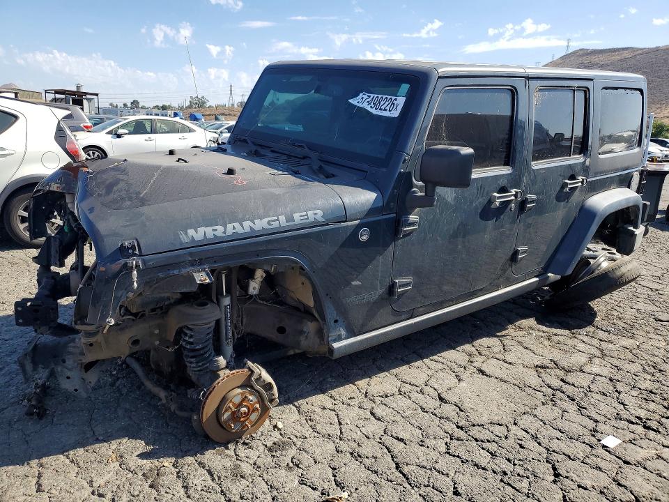2017 Jeep Wrangler / VIN 1C4BJWDG2HL669557 COPART salvage auction — FRONT END, Ca - Dis/Dlr/Exp Only Clean Title, sold $2,700 on 2026-08-10 (photo 1)
