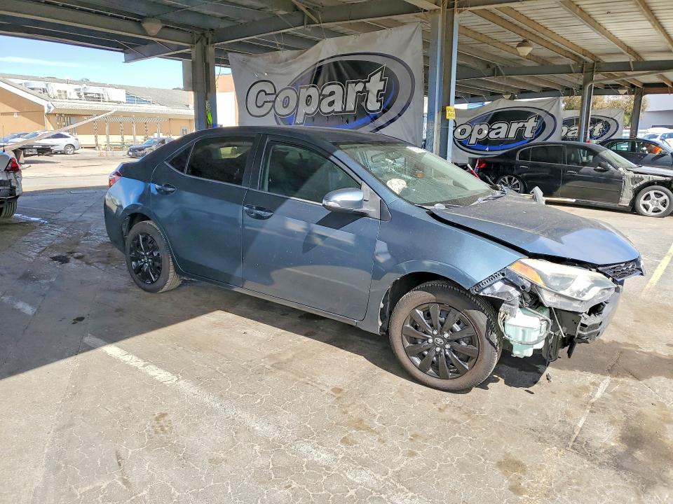 2016 Toyota Corolla VIN 5YFBURHE7GP440878 COPART salvage auction — FRONT END, CA - SALVAGE CERTIFICATE, sold $1,200 on 2026-07-14 (photo 4)