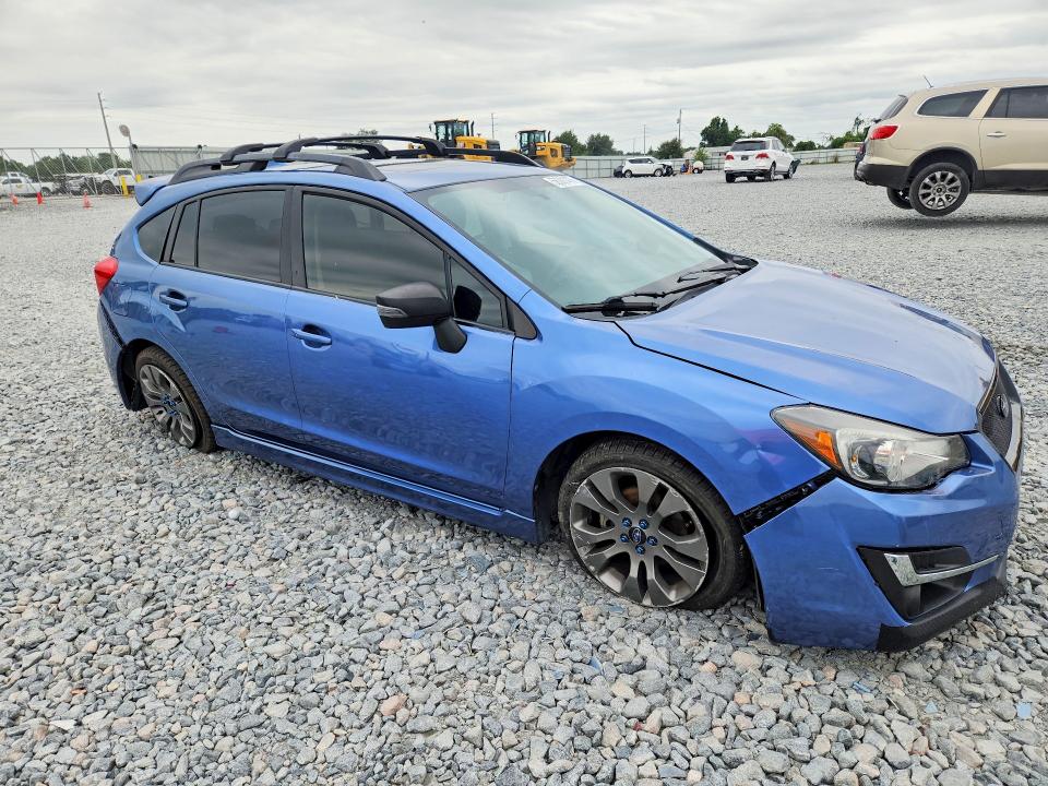 2016 Subaru Impreza VIN JF1GPAS64GH239148 COPART salvage auction — SIDE, Fl - Cert Of Title Slvg Rebuildable, sold $375 on 2026-07-07 (photo 4)