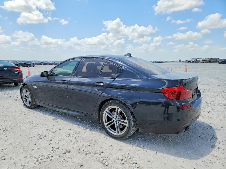 2014 BMW 5er VIN WBA5A5C58ED508673 COPART salvage auction — FRONT END, TX - SALVAGE VEHICLE TITLE (P), sold $1,350 on 2026-07-16 (photo 2)