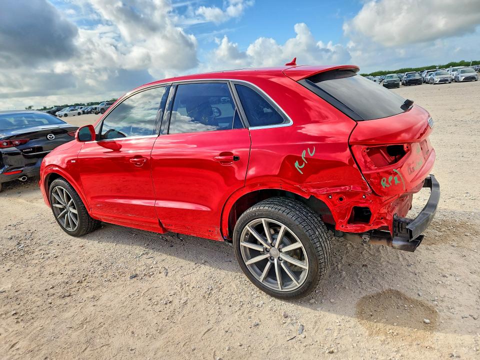 2018 Audi Q3 VIN WA1JCCFS5JR026039 COPART salvage auction — REAR END, Tx - Salvage Vehicle Title, sold $2,400 on 2026-07-23 (photo 2)