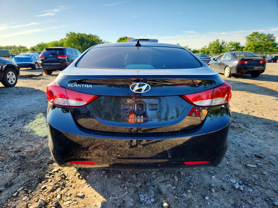 2013 Hyundai Elantra VIN KMHDH4AE1DU644032 COPART salvage auction — FRONT END, Salvage Title, sold $125 on 2026-07-21 (photo 6)