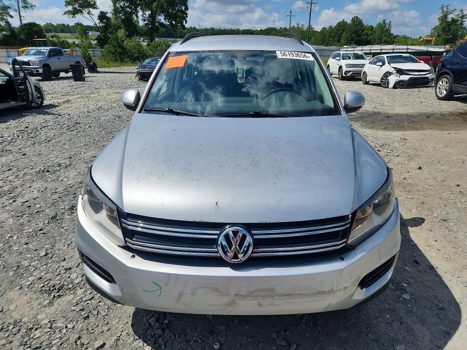 2017 Volkswagen Tiguan VIN WVGAV7AX5HK006088 COPART salvage auction — REAR END, GA - CERT OF TITLE-SALVAGE, sold $300 on 2026-07-30 (photo 5)