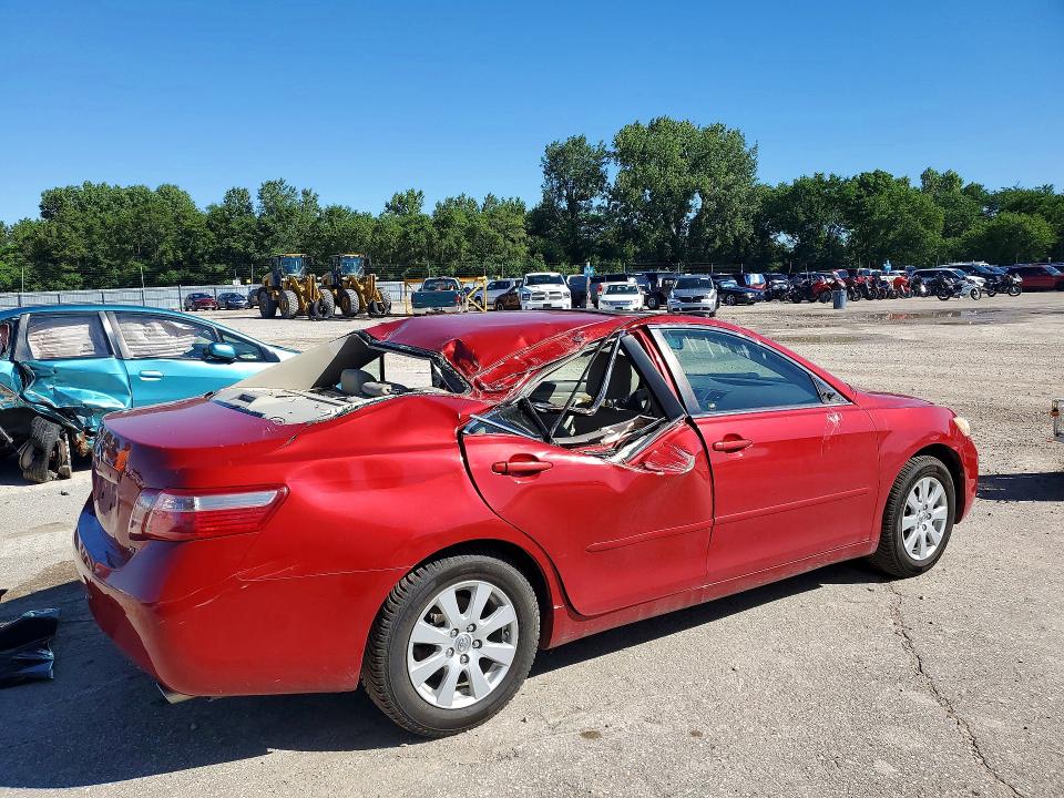 2007 Toyota Camry VIN JTNBE46K873052362 COPART salvage auction — ROOF, IA - CERT OF TITLE-SALVAGE TITLE, sold $775 on 2026-07-24 (photo 3)